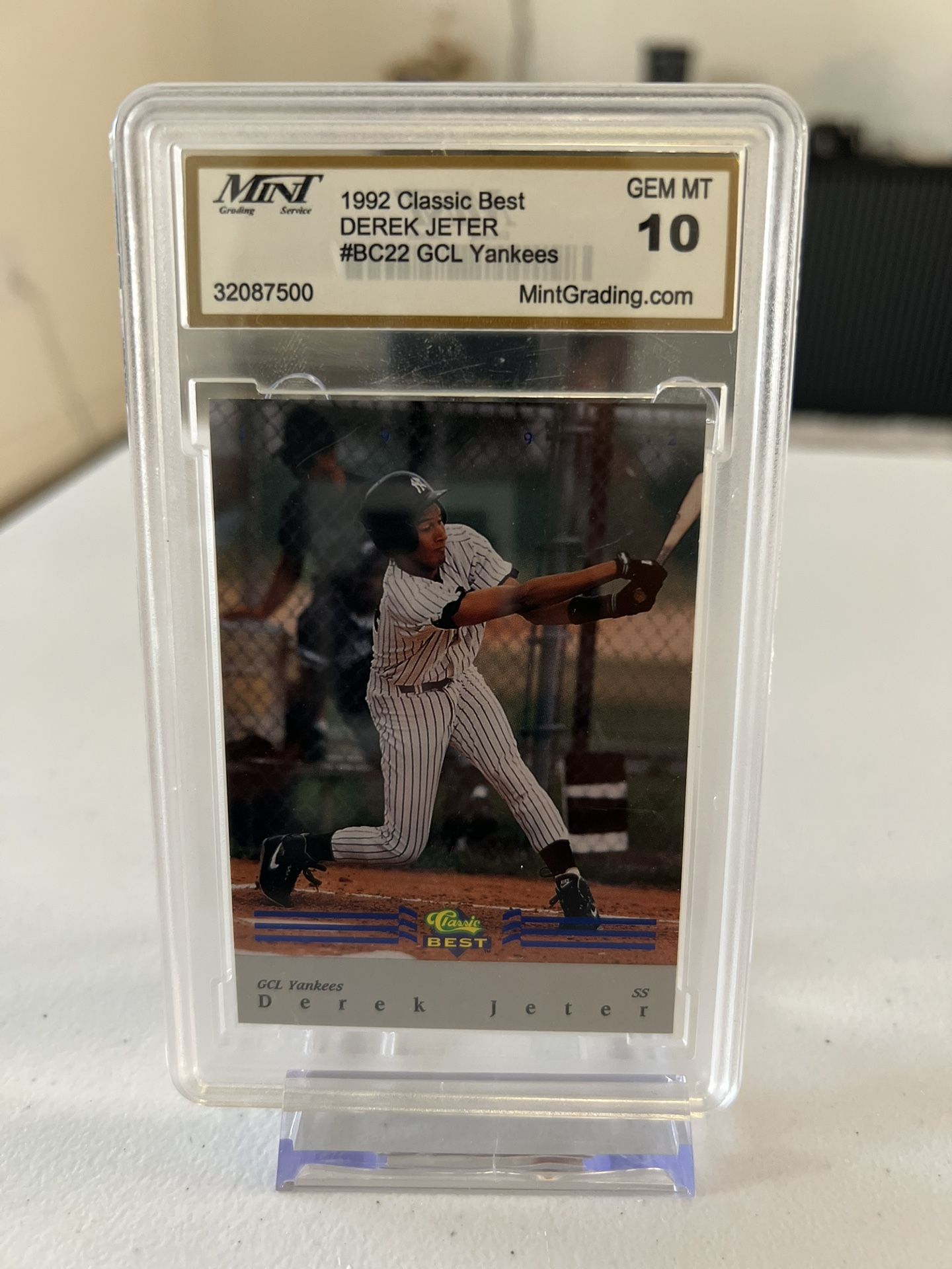 Baseball Card: 1993 Classic Best Derek Jeter #BC22
