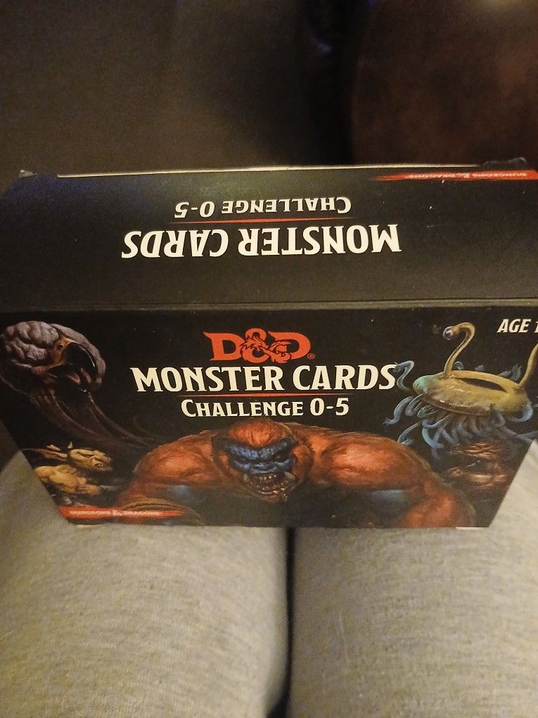 Dungeons And Dragons Monster Cards & DRUID/BARD