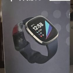 Fitbit Sense Advanced Smartwatch with Tools for Heart Health, Stress Management & Skin Temperature Trends, Carbon/Graphite, One Size (S & L Bands Incl
