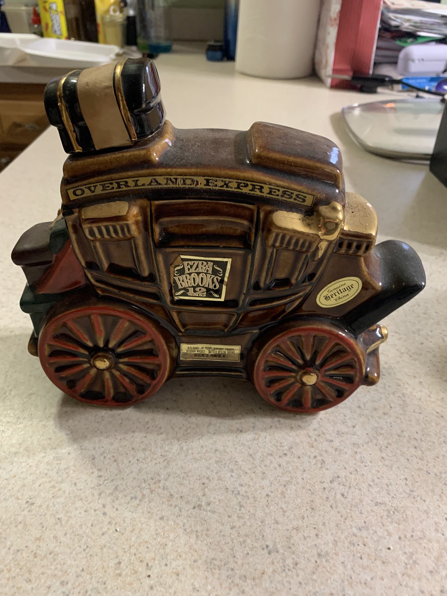 Ezra Brooks Stagecoach Decanter