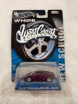 HOTWHEELS WHIPS (West Coast CUSTOMS (Custom Murciélago)