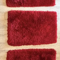 3 Red Area Rugs