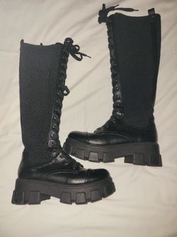 Long Combat Boots