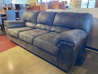 Dark Gray Modern Sofa with Pillow-Top Arms