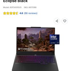 Lenovo legion rtx 5080 oled laptop with Intel 9 275hx and 32gb ddr5 ram