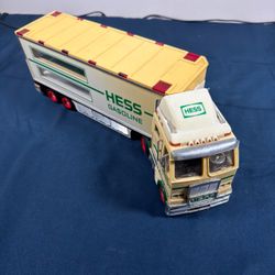 Hess Gasoline Toy Truck with Trailer