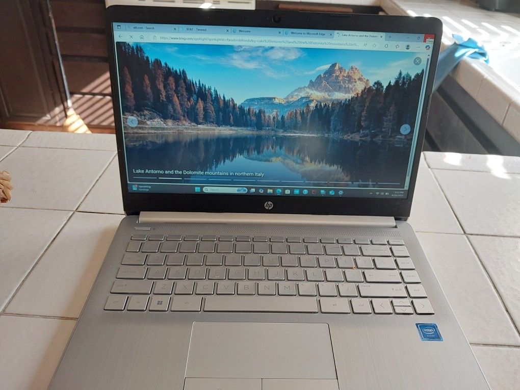 HP 14" LED Business Laptop Computer, in Great condition only used a few times, 16 GB RAM, (64 GB eMMC, Intel Quad-Core N4120, Windows 11 S Laptop w