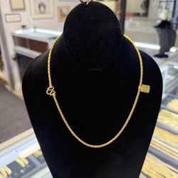 24k bhat chain 37g 20 inches 3.5mm