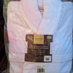 Sonoma Life + Style Turkish Cotton Robe NEW