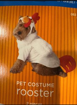 Brand new rooster dog Costume Size 21 To 30 Pounds