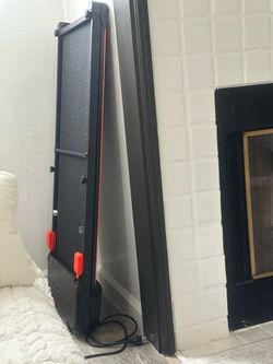 Portable treadmill with incline and remote .  Adjustable speed