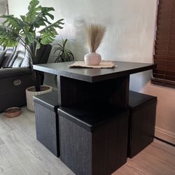 4 Person dining Table With Storage 