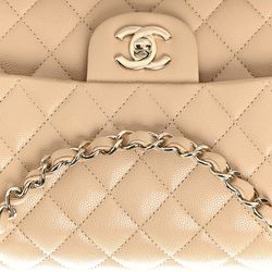 Beige Medium Crossbody Bag