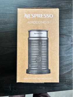 Nespresso Aeroccino 3 Milk Frother NEW