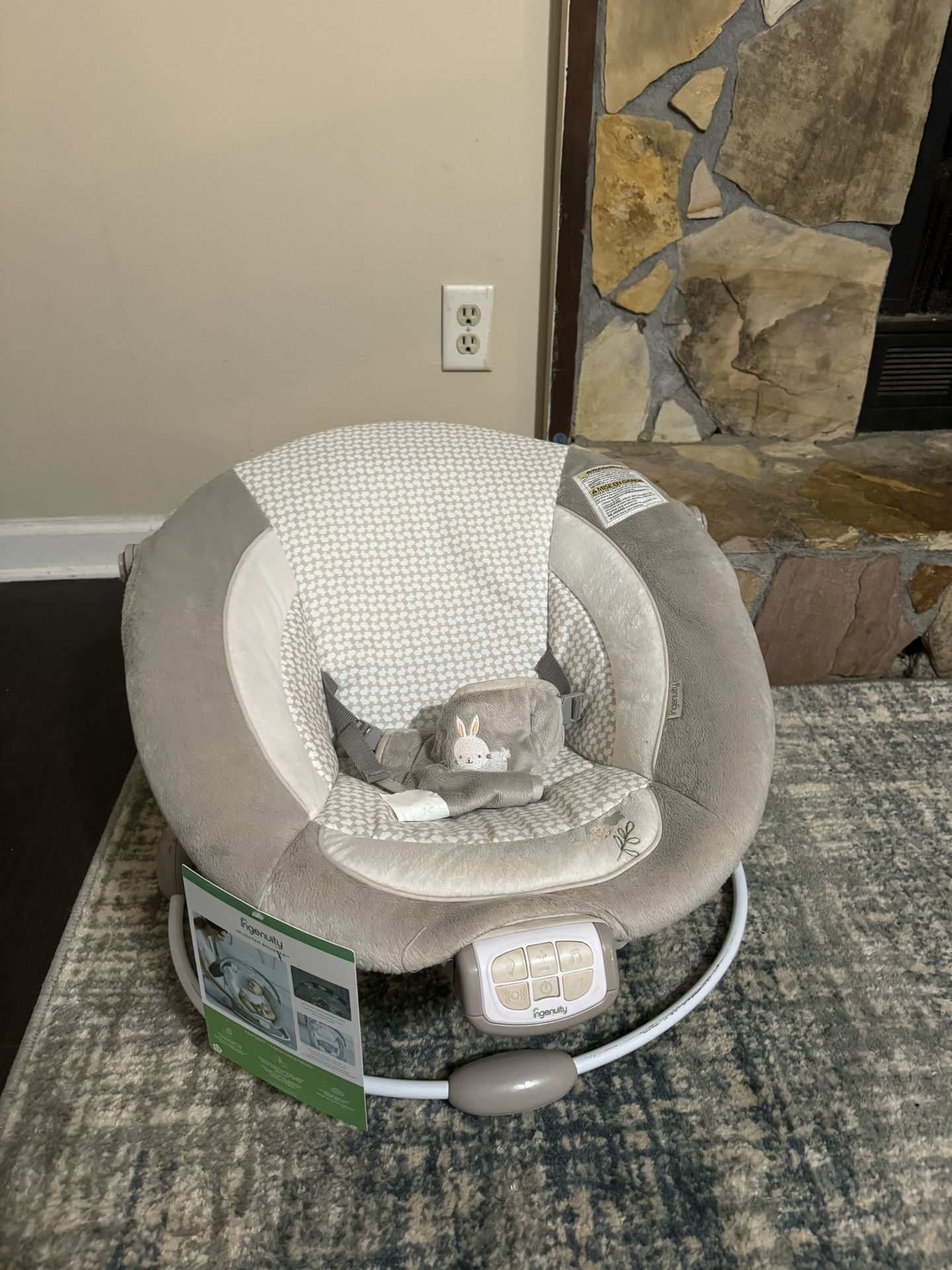 Ingenuity InLighten Baby Bouncer Seat 
