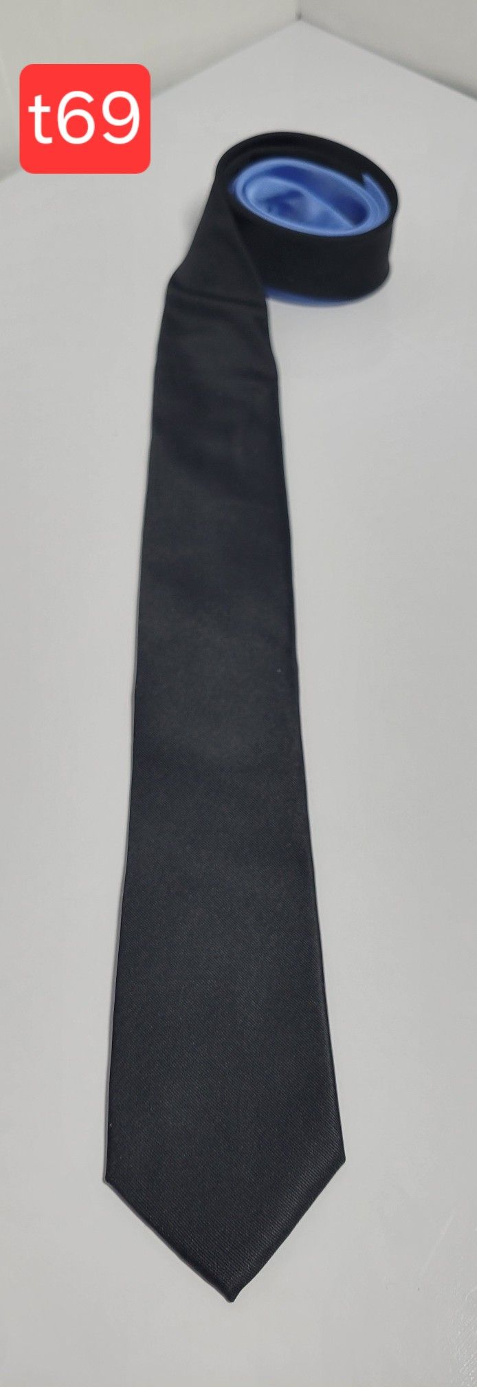 Tommy Hilfiger Black Silk Tie (T69)