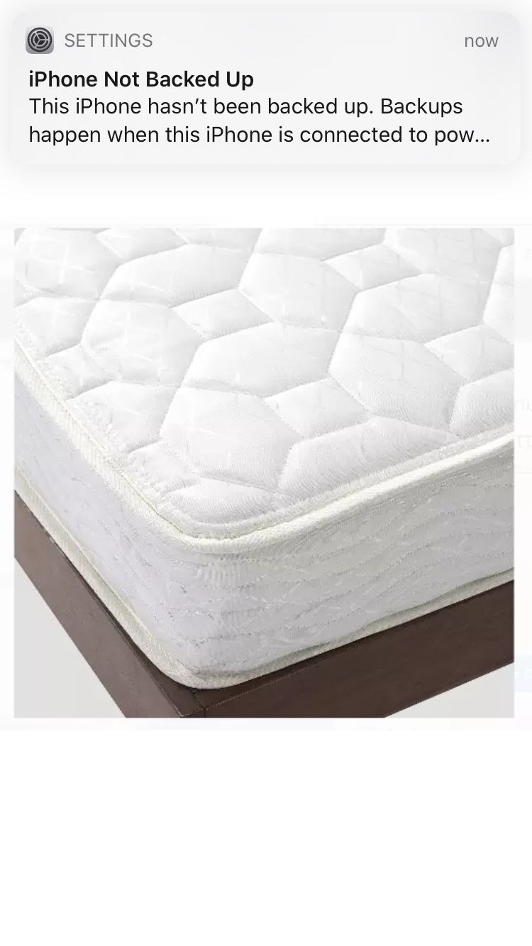 Spring Mattress Full Size Bed Comfort 6" Bunk Bedroom Home Coil Plush