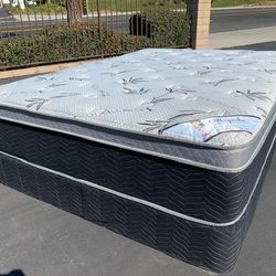 Queen Ortho Bamboo Pillow Top Mattress!