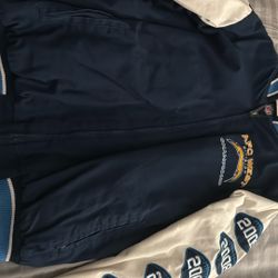 Chargers Letterman Jacket Triple Stitch
