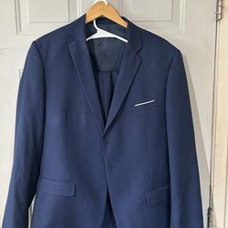 WULFUL Men’s Blue 3-Piece Suit Set XL