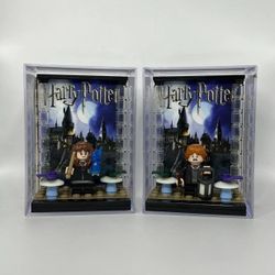 Lego Harry Potter Ron & Hermione Minifigure Display Cases FORCE PACKS
