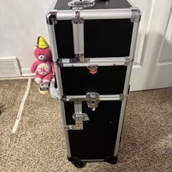 Mefeir 2 In 1 Rolling Hair or MakeUp Travel Roller Case