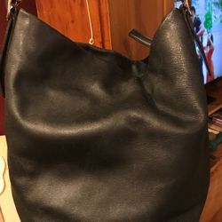 Black coach vintage hobo bag