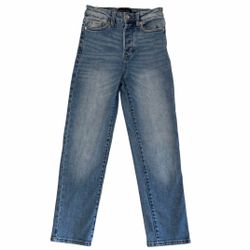 Kendall + Kylie Juniors 1 / 25 Jeans Icon High Rise Straight Medium Wash