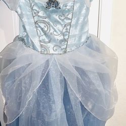 Disney Store Cinderella Dress Size 5/6 New