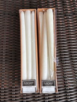 White 10” Taper Candles