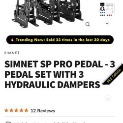 SIMNET SP PRO PEDAL - 3 PEDAL SET