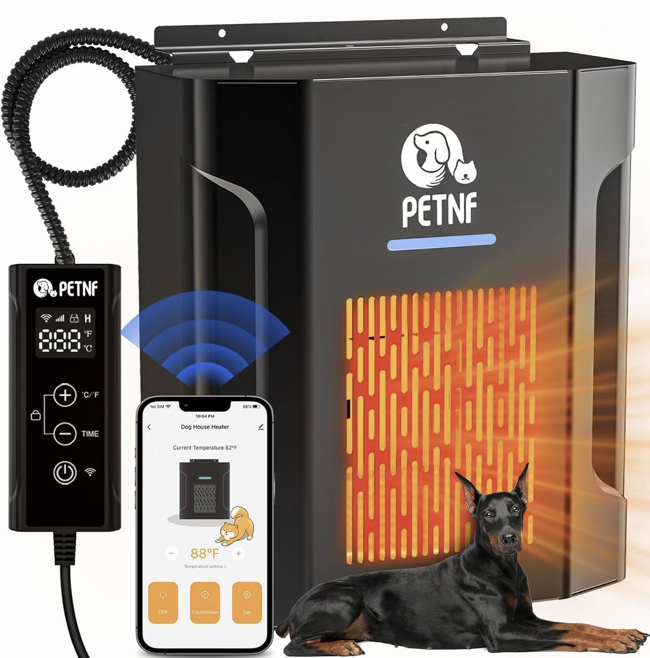 Dog House Heater – WiFi Controlled (300W)
