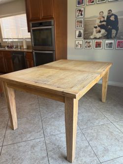 Solid Wood Extendable Dining Table 60” to 78” $275