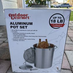 Aluminum Pot Set (Turkey Fryer Pot)