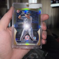 JASSON DOMÍNGUEZ BOWMAN 1ST GOLD /50 💎 ‘THE MARTIAN’ YANKEES MONSTER SSP INVESTMENT PIECE 🚀