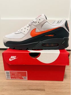 Nike Air Max 90 “Vast Grey Safety Orange” Men’s Size 9 IF0670-003