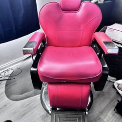 Red Barber Chair
