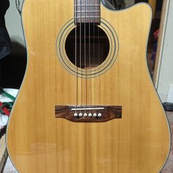 Takamine EG530C Acoustic Electric Guitar with Stand and Accessories