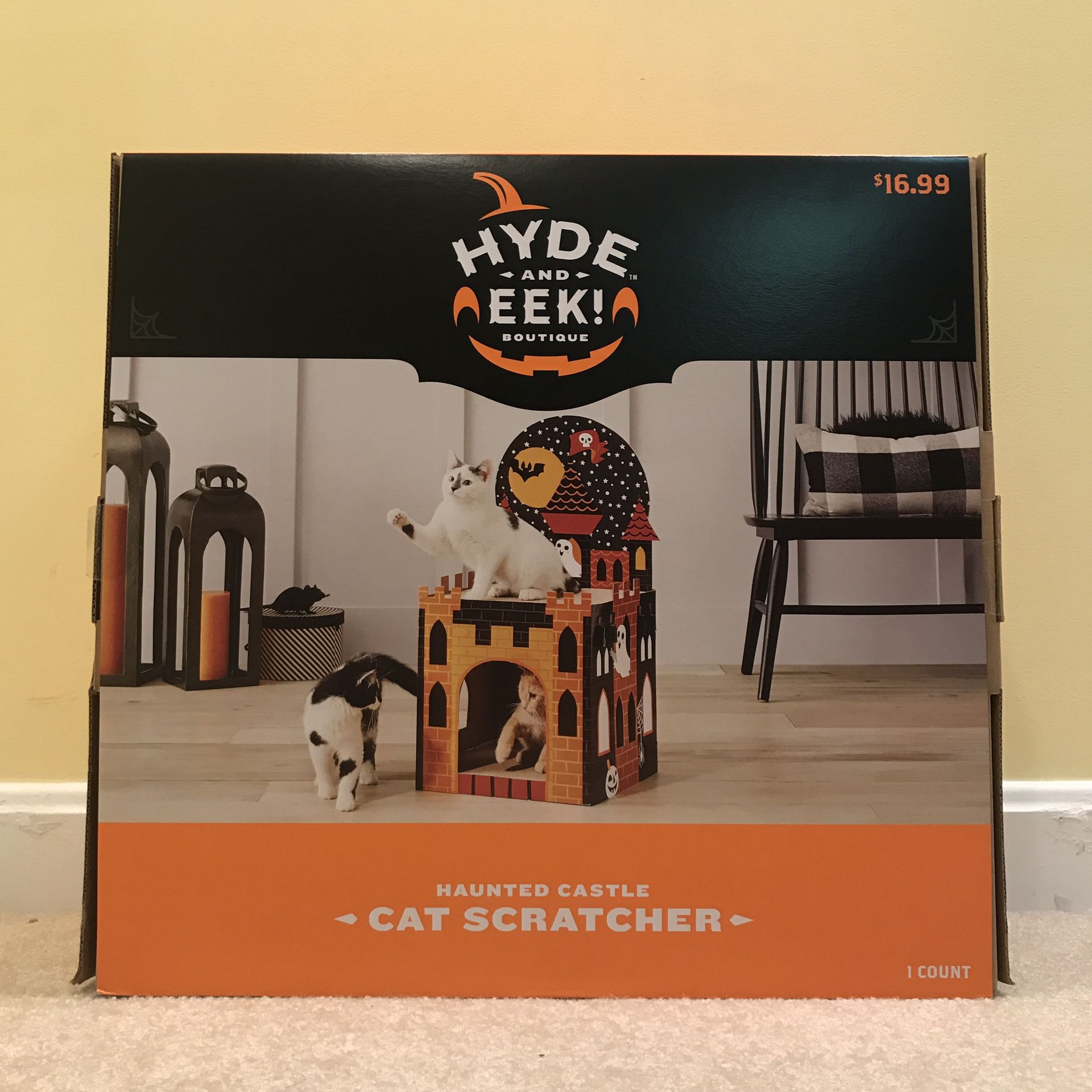 Hyde and Eek Haunted Castle Cat Scratcher Halloween Decoration - Target Exclusive