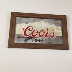 Coors Beer Vintage  Mirror  Sign
