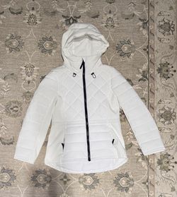 Tommy Hilfiger Women’s White Down Jacket – Size Small