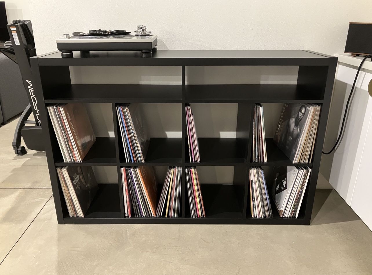 Ikea Obegransad Kallax Shelf DJ Console Table / Record Cabinet - Rare!
