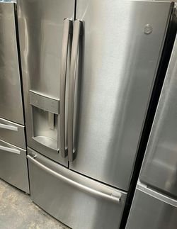 GE 3-Door French Door Refrigerator Stainless Steel