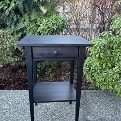 Ikea black/brown night stand 