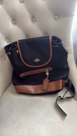 Coach back pack purse