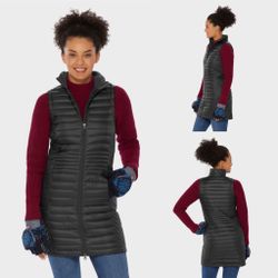 Duluth Trading Co. Women’s Down Right Long Tunic Vest – XL 