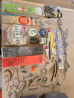 Vintage tackle box