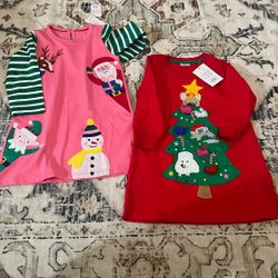 Vestido Navideños Size 3  Únicos diseños  Nuevos 