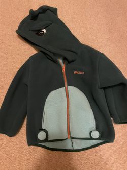 Halloween Custome Dinosaur Zipped Hoodie