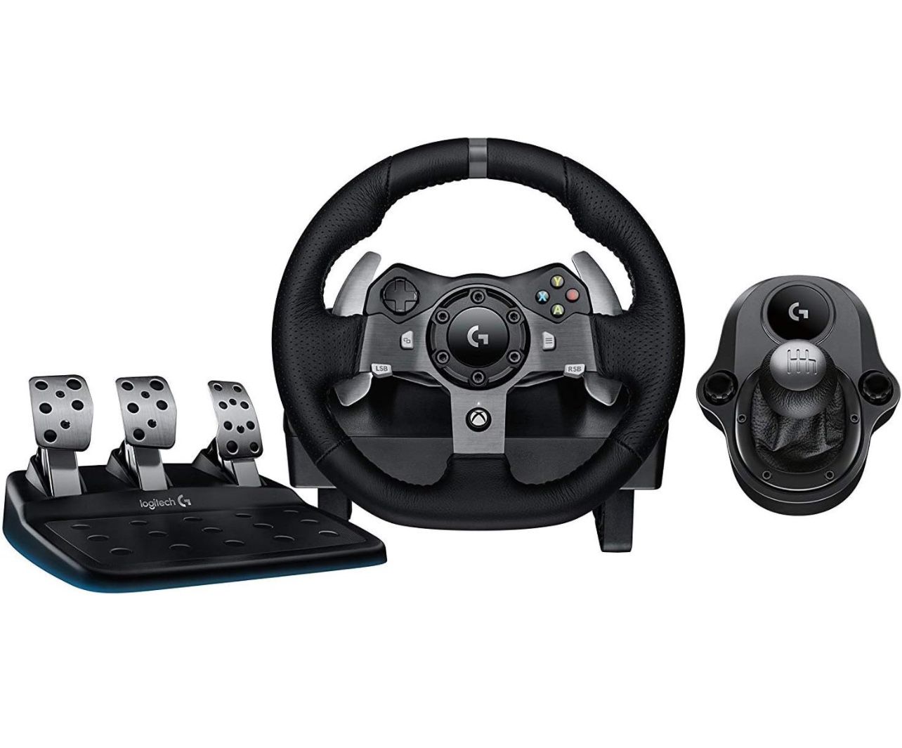 Logitech G920 Steering Wheel, Pedals, & Shifter